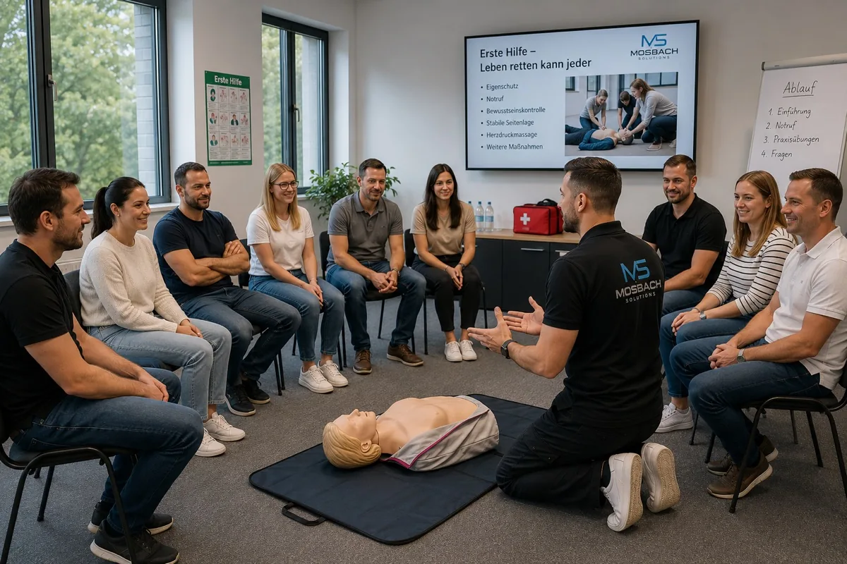 Erste Hilfe bei Mosbach Solutions